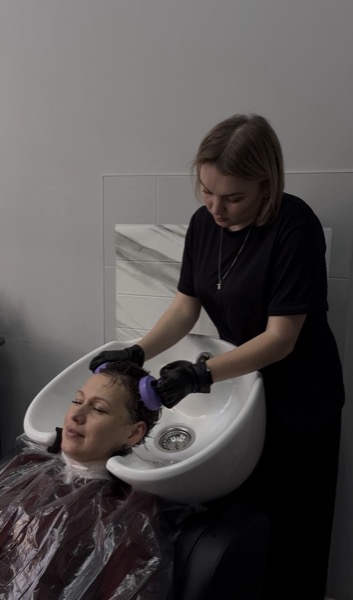 Работа парикмахера